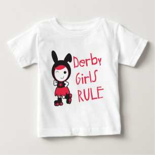 Roller Derby - Derby Girls Rule Baby T-Shirt