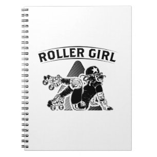 Roller Derby Girl   Inline Skater Gift Ideas Notebook