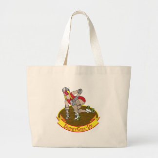 roller derby girl up bag