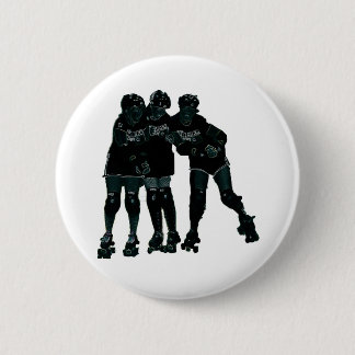Roller Derby Girls 6 Cm Round Badge