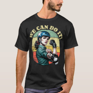 Roller Derby Girls Can Do It Roller Derby 3 T-Shirt