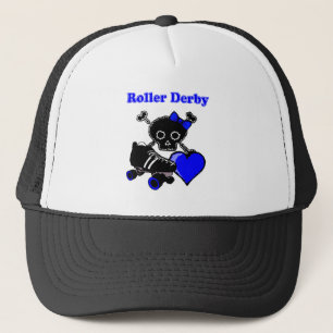 Roller Derby Heart (Blue) Trucker Hat