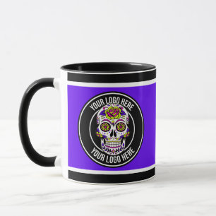 Roller Derby Logo Purple Black Team Name Uniform Mug