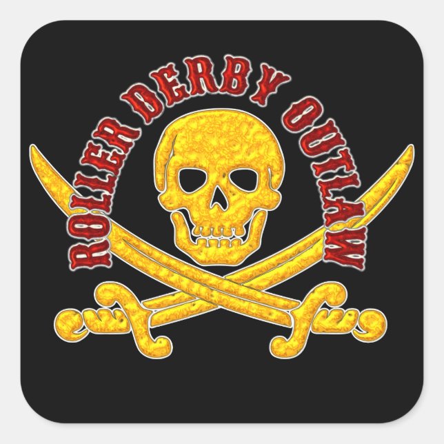 Roller Derby Outlaw Sticker (Front)