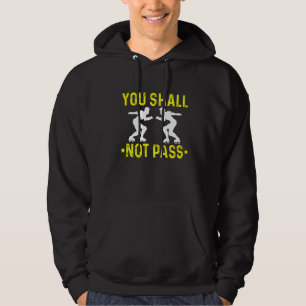 Roller Derby Player Passed Skating Team 2 Hoodie