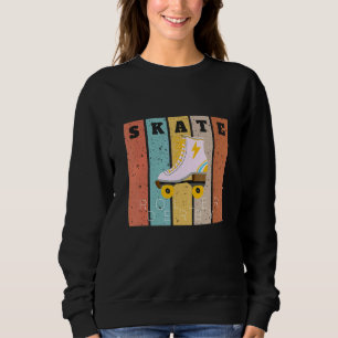 Roller Derby Skating Retro Vintage Skater Sweatshirt
