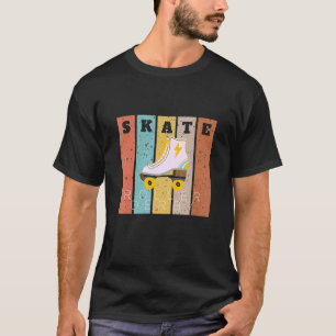 Roller Derby Skating Retro Vintage Skater T-Shirt