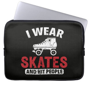 Roller Derby Skating Skate Skater Laptop Sleeve