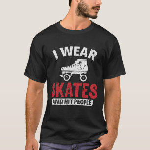 Roller Derby Skating Skate Skater T-Shirt