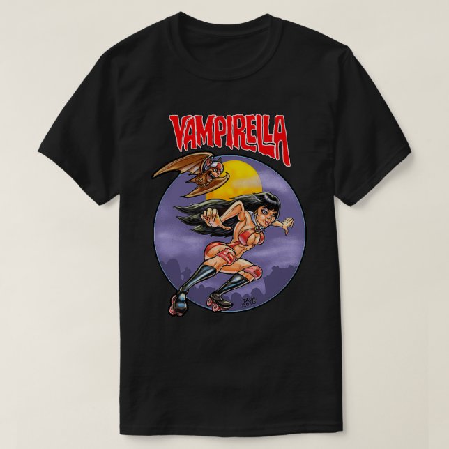 Roller Derby Vampirella T-Shirt (Design Front)