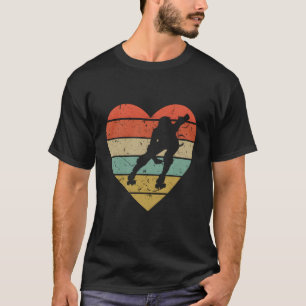 Roller Derby Vintage Design Retro Skater Player He T-Shirt