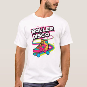Roller Disco Cute Retro Skaters Funny Gift T-Shirt