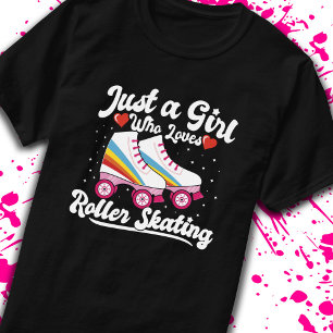 Roller Girl - Girl Who Loves Roller Skating T-Shirt