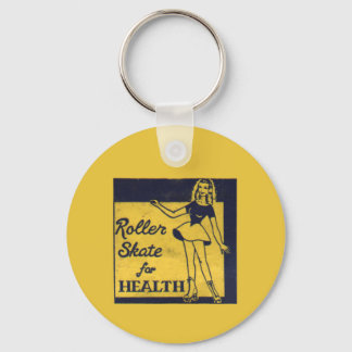 Roller Girl Key Ring
