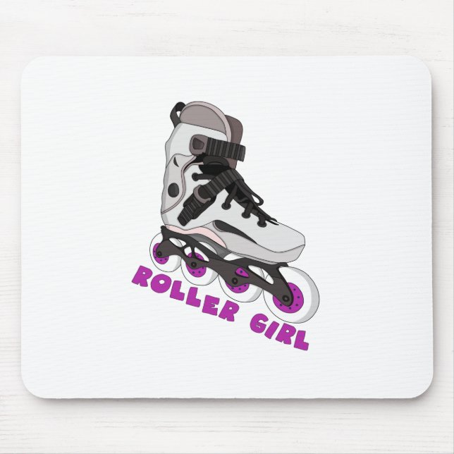 Roller Girl Mouse Pad (Front)