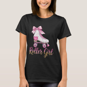 Roller Girl Skater Roller Skating 70s 90s 80's Rol T-Shirt