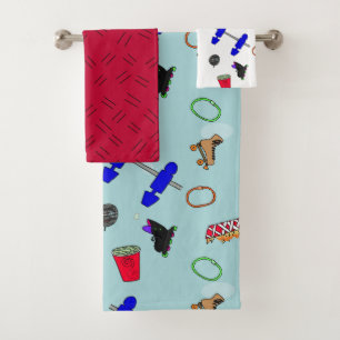 Roller Rink towel set