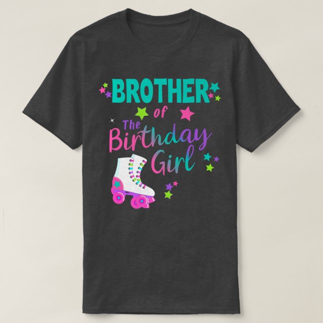 Roller Skate Birthday Party Outfit  T-Shirt (Design Front)