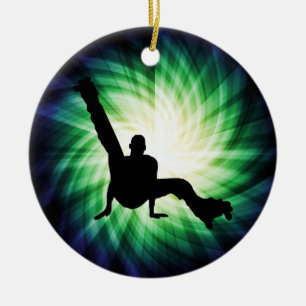 Roller Skate Dancing Ceramic Tree Decoration