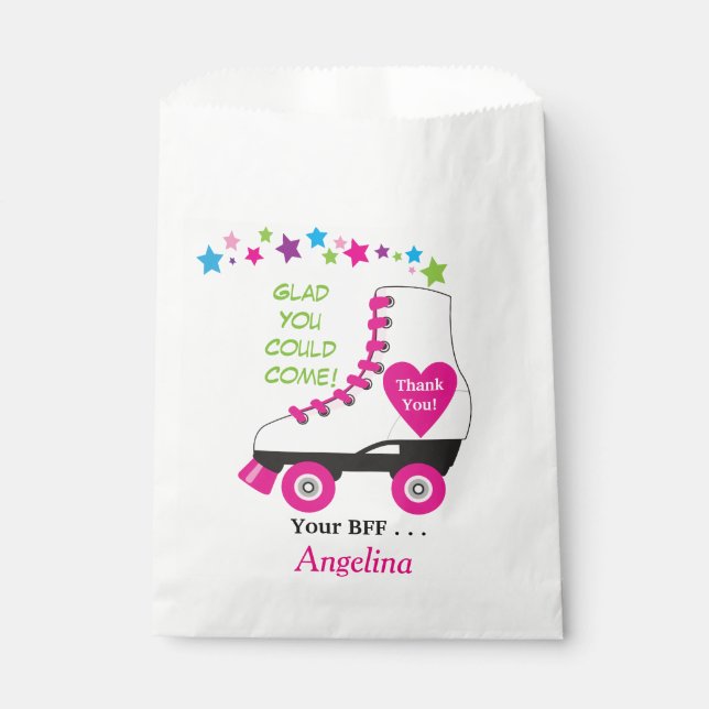 Roller Skate Favour or Party Bag for Goodies! (Front)