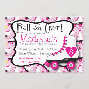 Roller Skate Invitation#2 Invitation