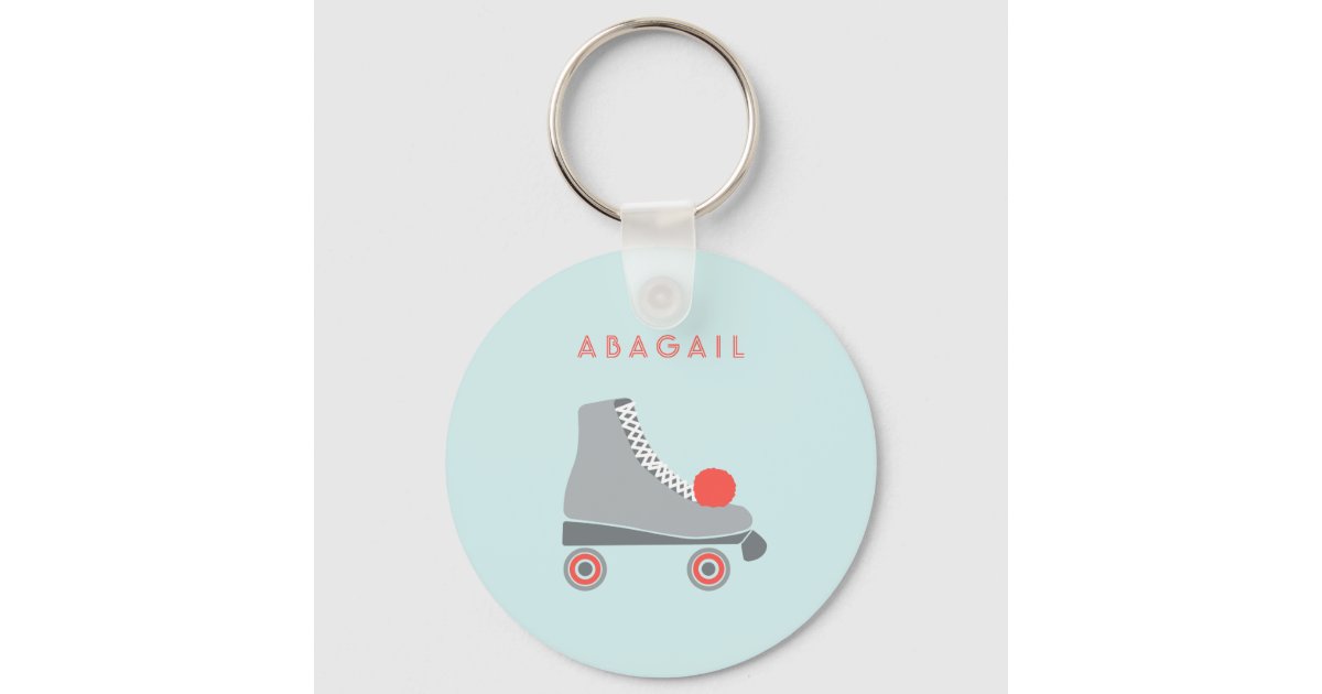 Roller Skate Key Chain Zazzle