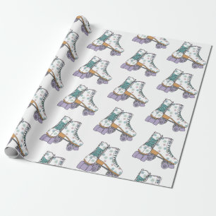 Roller Skate Wrapping Paper