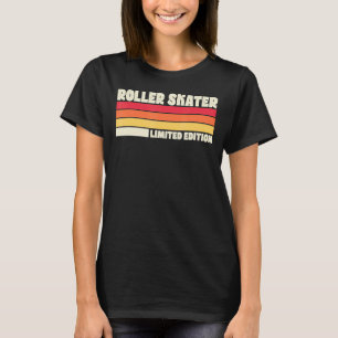 Roller Skater Distressed Retro Vintage Style T-Shirt
