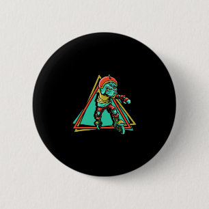Roller Skater Inline Skating 6 Cm Round Badge