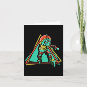 Roller Skater Inline Skating Card
