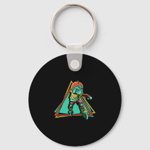 Roller Skater Inline Skating Key Ring
