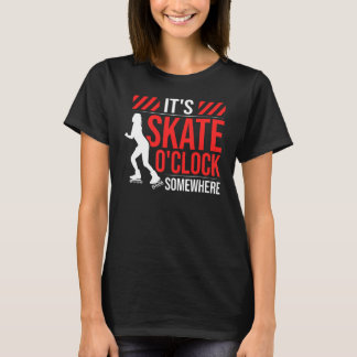 Roller Skater Outfit Roller Skates Graphic Roller  T-Shirt