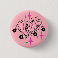 Roller Skates Derby Skating Pink Birthday Party