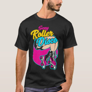 Roller skates disco inline skating roller skating T-Shirt