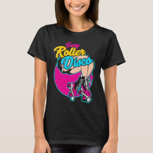 Roller skates disco inline skating roller skating T-Shirt