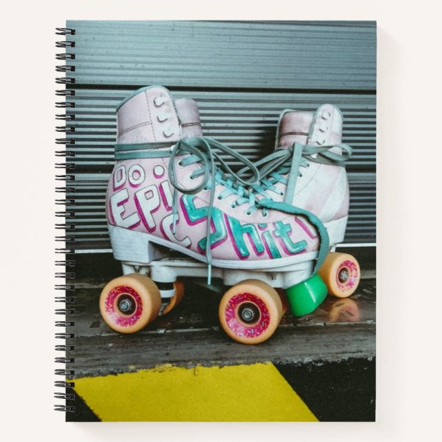 Roller Skates Epic Notebook (Front)