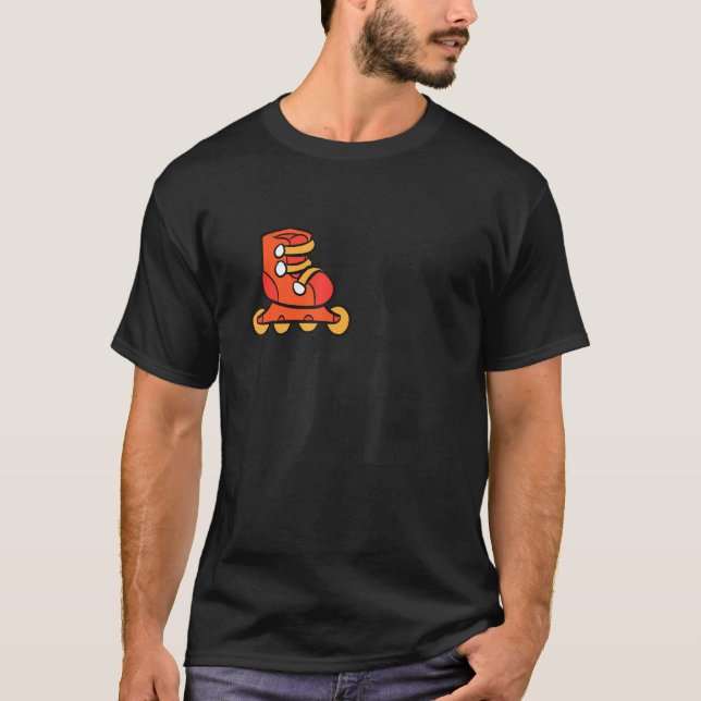 Roller Skates Love Inline Skating Roller Skating 1 T-Shirt (Front)