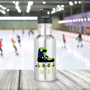 Roller Skates Personalised Kids Stainless Steel Wa 532 Ml Water Bottle