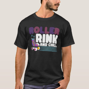 Roller Skates Roller rink and chill Retro Roller S T-Shirt