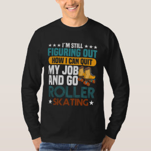 Roller Skating 80s Party Disco Rollerskate T-Shirt