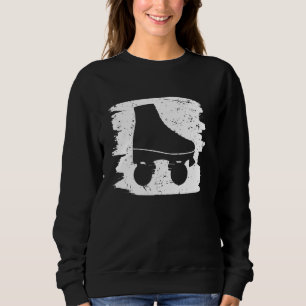 Roller Skating Art Men Women 80s Roller Derby Roll Sweatshirt