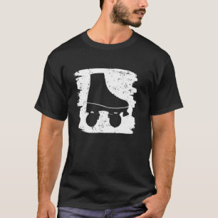 Roller Skating Art Men Women 80s Roller Derby Roll T-Shirt