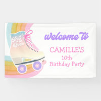 Roller Skating Birthday Party Welcome