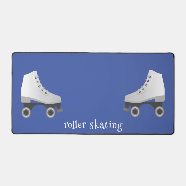 Roller Skating Design Desk Mat (Front)