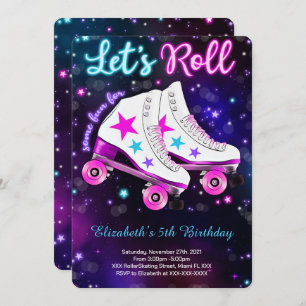 Roller Skating Invitation