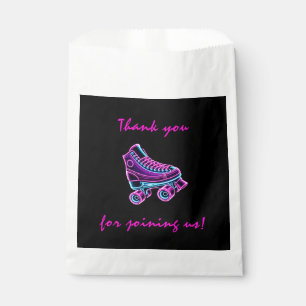 Roller Skating Party Girls Neon Glow Birthday Favour Bag