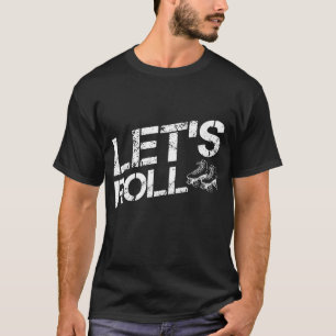 Roller Skating Reto Roller Skate Roller Skater T-Shirt