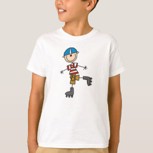 Roller Skating Stick Figure T-Shirt