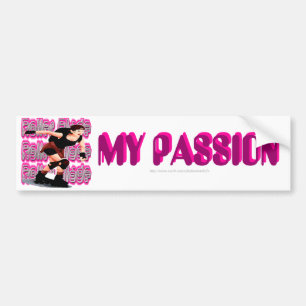 Rollerblade Bumper sticker: MY PASSION Sticker