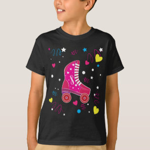 Rollerblade Pink Roller Skates Roller Skating T-Shirt